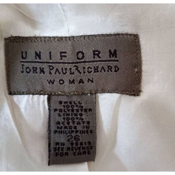 JOHN PAUL RICHARDS CREAM BLAZER SZ.26 EUC. - Picture 6 of 7